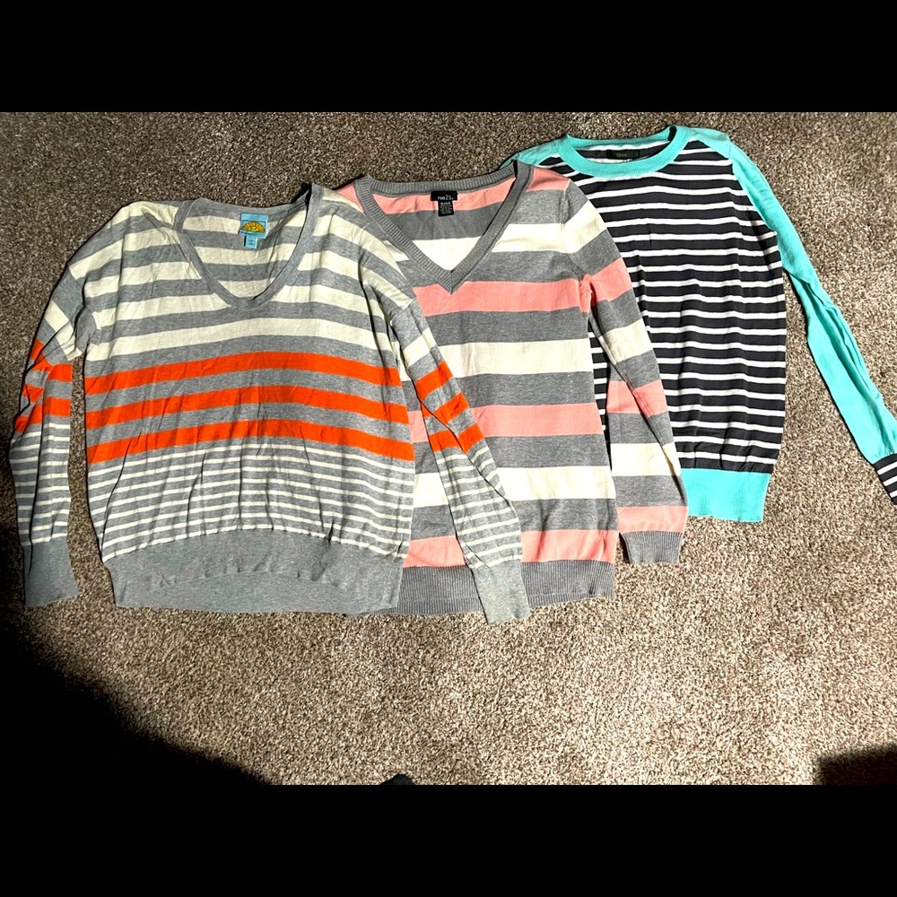 3 sweaters!